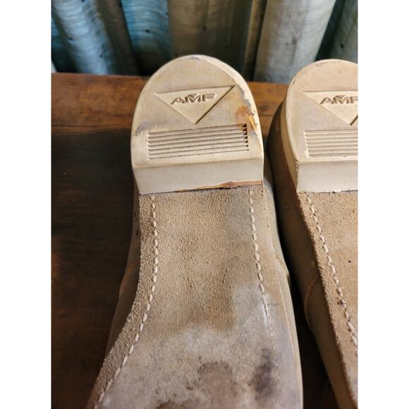 Vintage AMF Beige/Tan Shoes - Unknown Size, guessing 9 - Picture 9 of 9